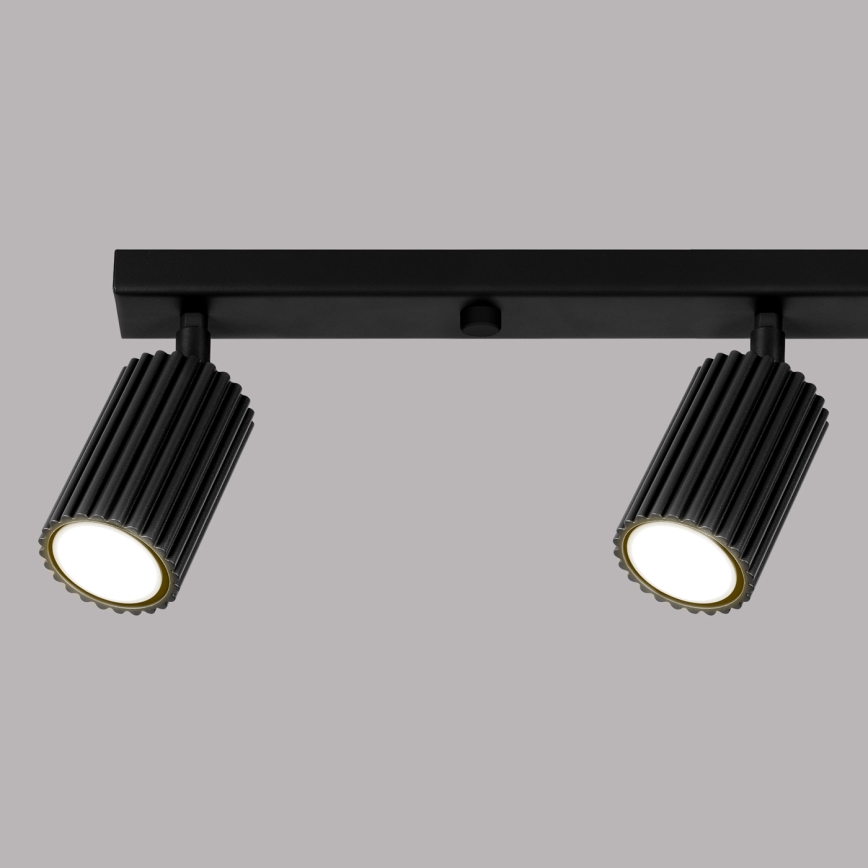 Φωτιστικό σποτ KARBON 4xGU10/10W/230V μαύρο