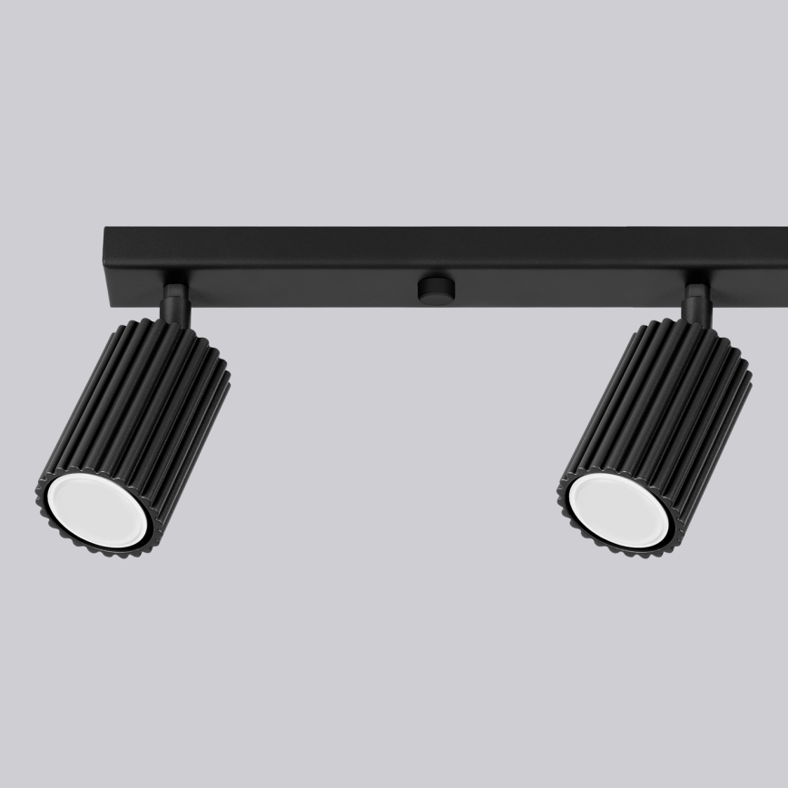 Φωτιστικό σποτ KARBON 4xGU10/10W/230V μαύρο