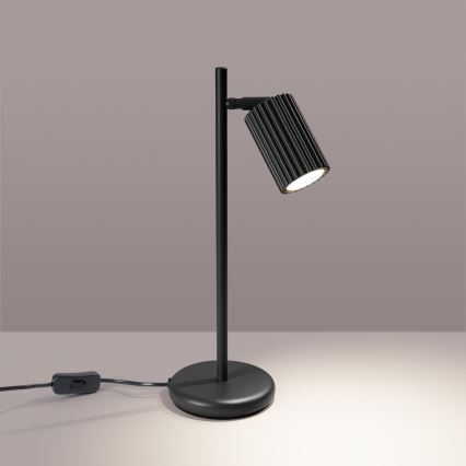 Eπιτραπέζιο φωτιστικό KARBON 1xGU10/10W/230V μαύρο