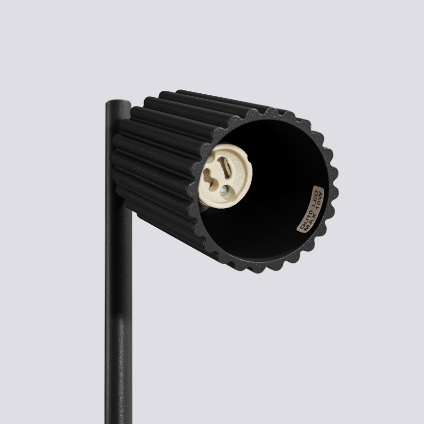 Eπιτραπέζιο φωτιστικό KARBON 1xGU10/10W/230V μαύρο
