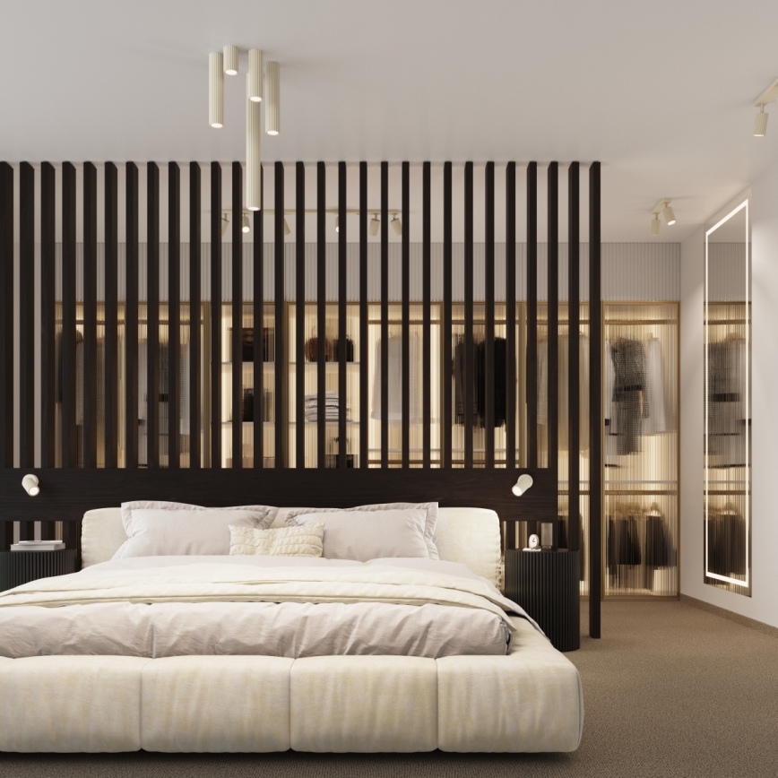 Φωτιστικό σποτ KARBON 1xGU10/10W/230V 10 cm κρεμ