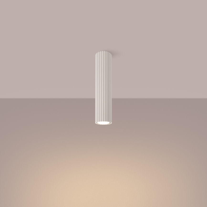 Φωτιστικό σποτ KARBON 1xGU10/10W/230V 30 cm κρεμ