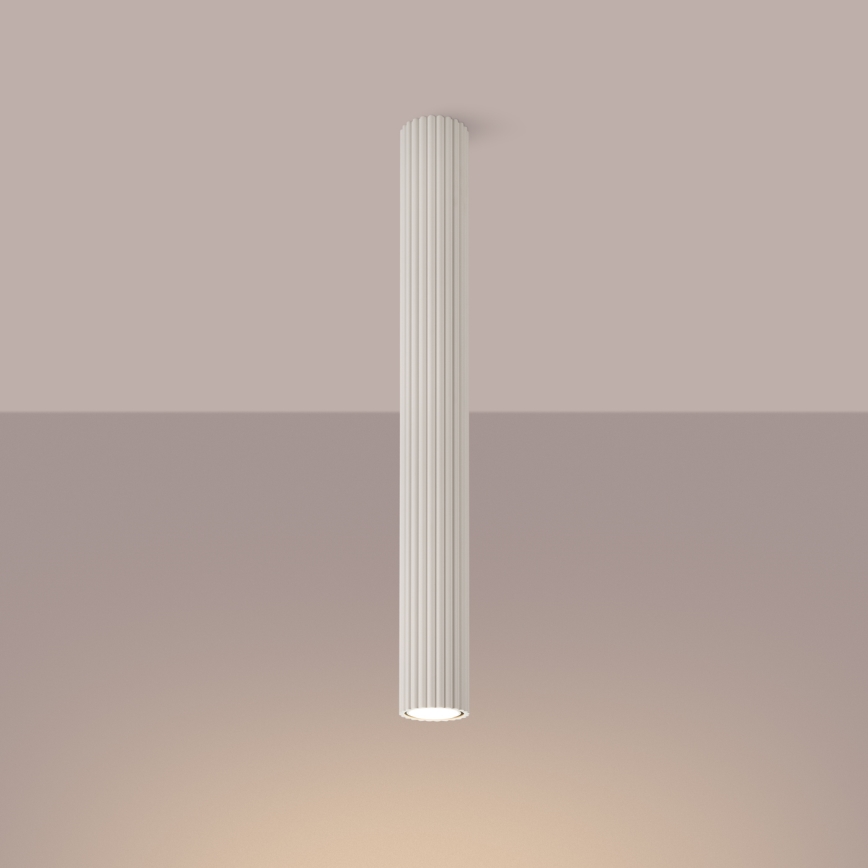 Φωτιστικό σποτ KARBON 1xGU10/10W/230V 60 cm κρεμ