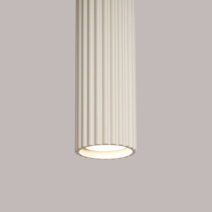 Κρεμαστό φωτιστικό οροφής KARBON 1xGU10/10W/230V κρεμ