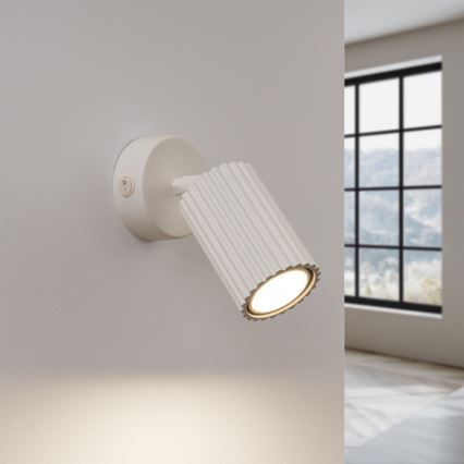 Σποτ τοίχου KARBON 1xGU10/10W/230V κρεμ