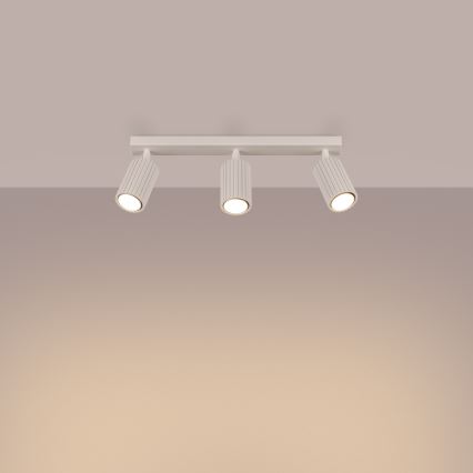 Φωτιστικό σποτ KARBON 3xGU10/10W/230V κρεμ