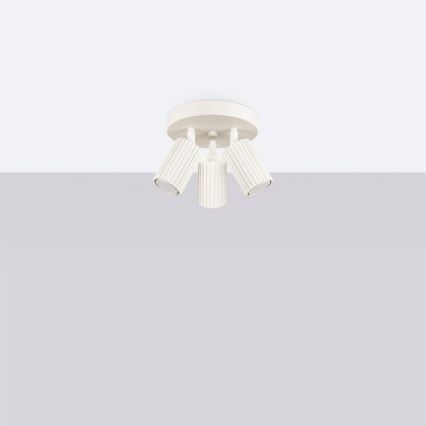 Φωτιστικό σποτ KARBON 3xGU10/10W/230V κρεμ