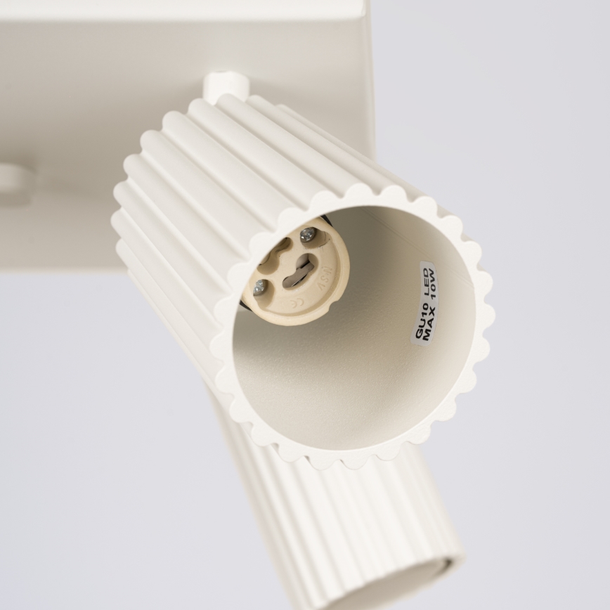Φωτιστικό σποτ KARBON 4xGU10/10W/230V κρεμ