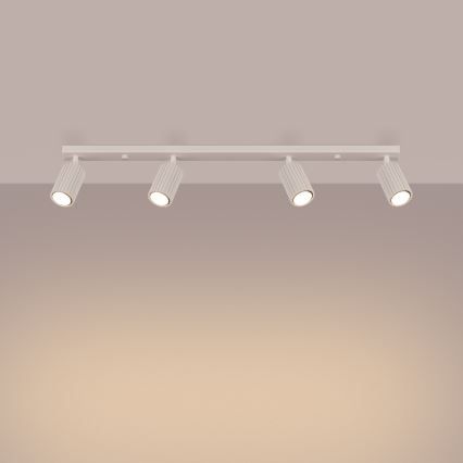 Φωτιστικό σποτ KARBON 4xGU10/10W/230V κρεμ