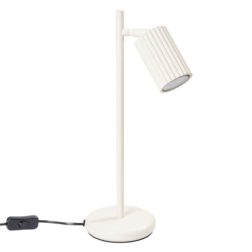 Eπιτραπέζιο φωτιστικό KARBON 1xGU10/10W/230V κρεμ