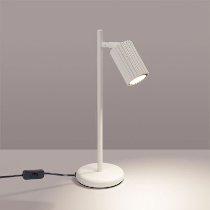 Eπιτραπέζιο φωτιστικό KARBON 1xGU10/10W/230V κρεμ
