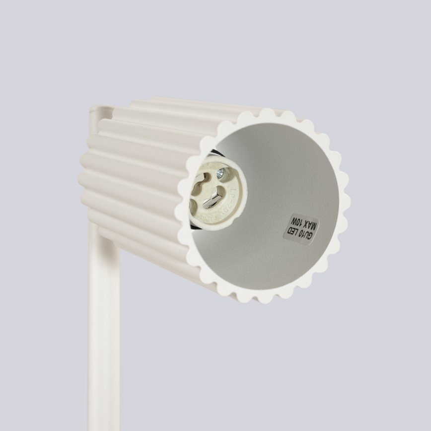 Eπιτραπέζιο φωτιστικό KARBON 1xGU10/10W/230V κρεμ