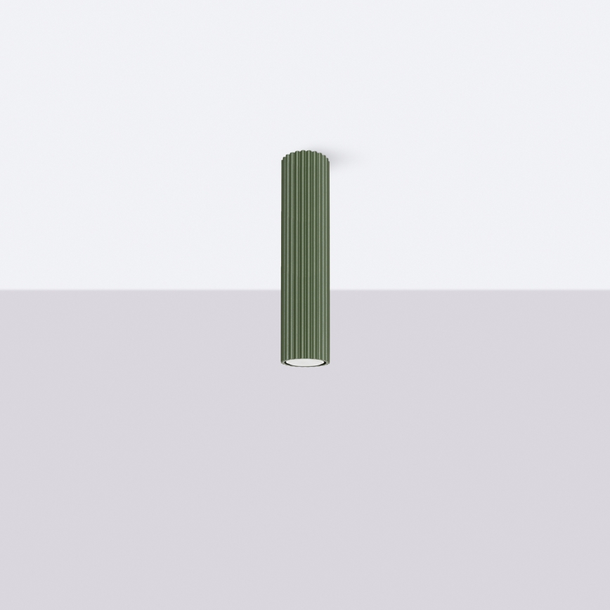 Φωτιστικό σποτ KARBON 1xGU10/10W/230V 30 cm πράσινο