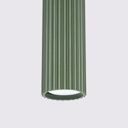 Κρεμαστό φωτιστικό οροφής KARBON 1xGU10/10W/230V πράσινο
