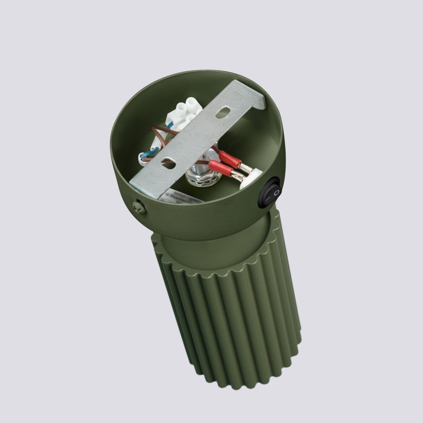 Σποτ τοίχου KARBON 1xGU10/10W/230V πράσινο