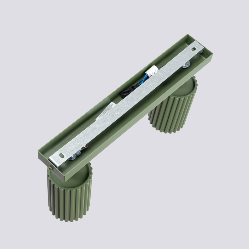 Φωτιστικό σποτ KARBON 2xGU10/10W/230V πράσινο