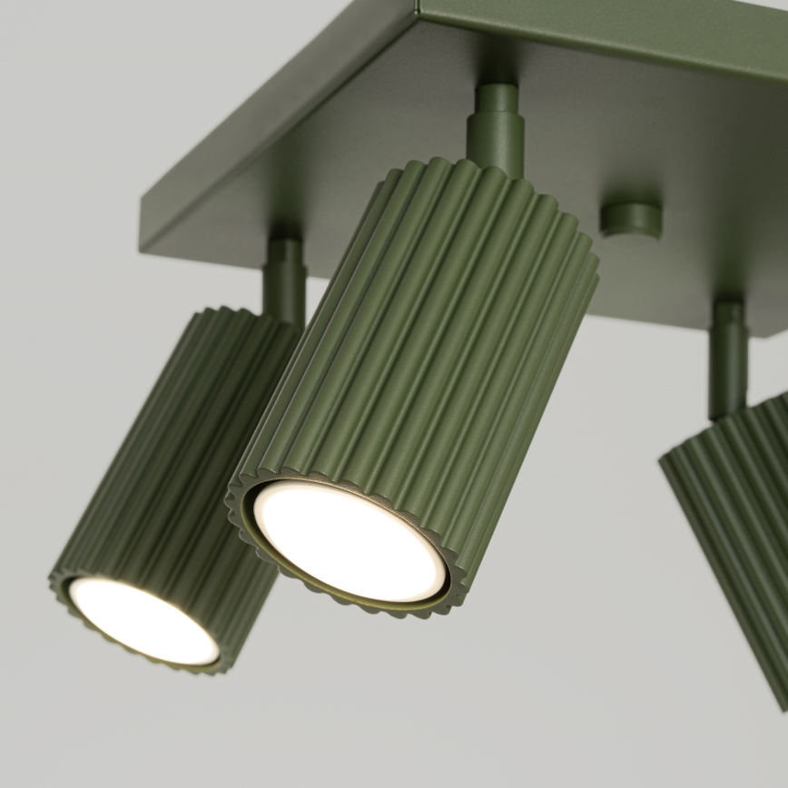 Φωτιστικό σποτ KARBON 4xGU10/10W/230V πράσινο