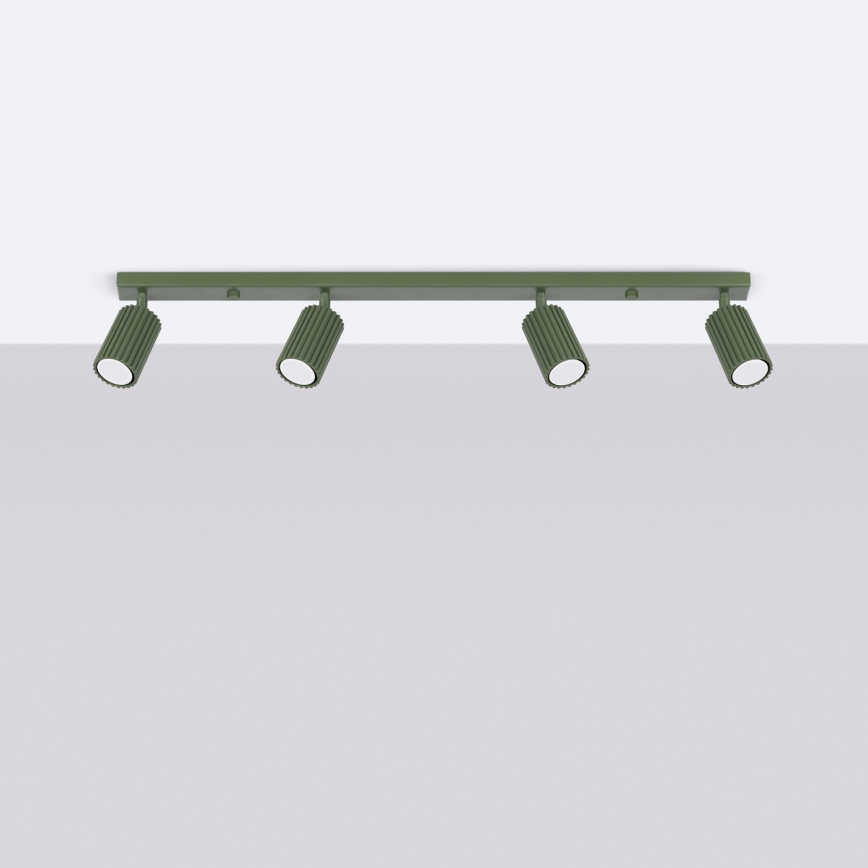 Φωτιστικό σποτ KARBON 4xGU10/10W/230V πράσινο