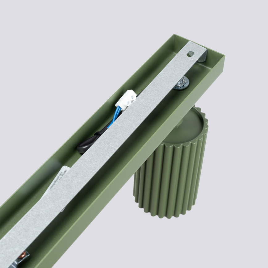 Φωτιστικό σποτ KARBON 6xGU10/10W/230V πράσινο
