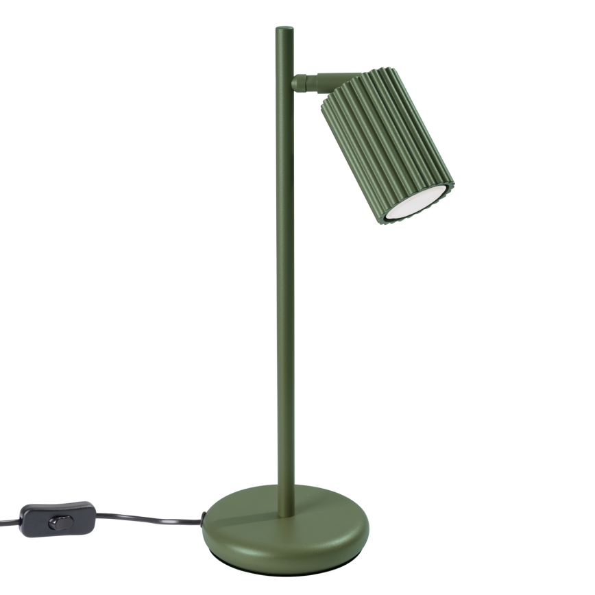 Eπιτραπέζιο φωτιστικό KARBON 1xGU10/10W/230V πράσινο
