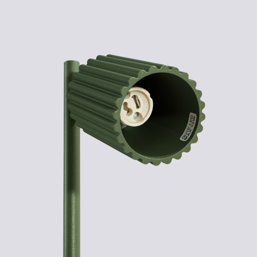 Eπιτραπέζιο φωτιστικό KARBON 1xGU10/10W/230V πράσινο