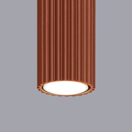Φωτιστικό σποτ KARBON 1xGU10/10W/230V 20 cm κόκκινο