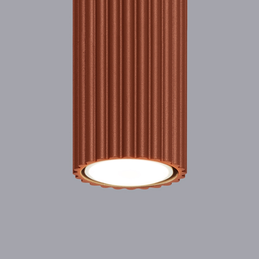 Φωτιστικό σποτ KARBON 1xGU10/10W/230V 20 cm κόκκινο