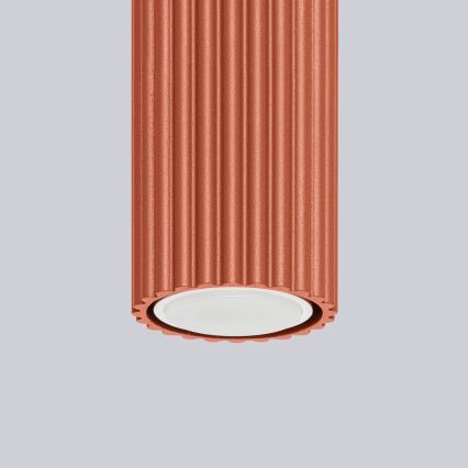 Φωτιστικό σποτ KARBON 1xGU10/10W/230V 20 cm κόκκινο