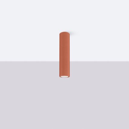 Φωτιστικό σποτ KARBON 1xGU10/10W/230V 30 cm κόκκινο