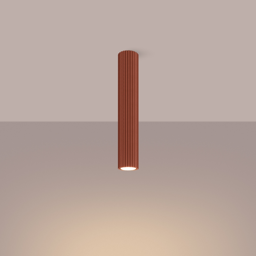 Φωτιστικό σποτ KARBON 1xGU10/10W/230V 40 cm κόκκινο