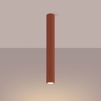 Φωτιστικό σποτ KARBON 1xGU10/10W/230V 60 cm κόκκινο