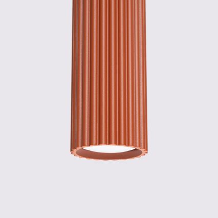 Κρεμαστό φωτιστικό οροφής KARBON 1xGU10/10W/230V κόκκινο