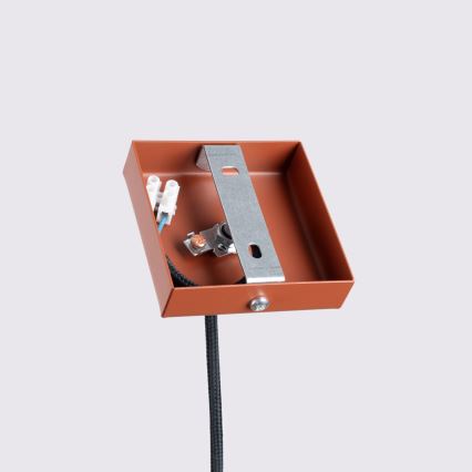 Κρεμαστό φωτιστικό οροφής KARBON 1xGU10/10W/230V κόκκινο