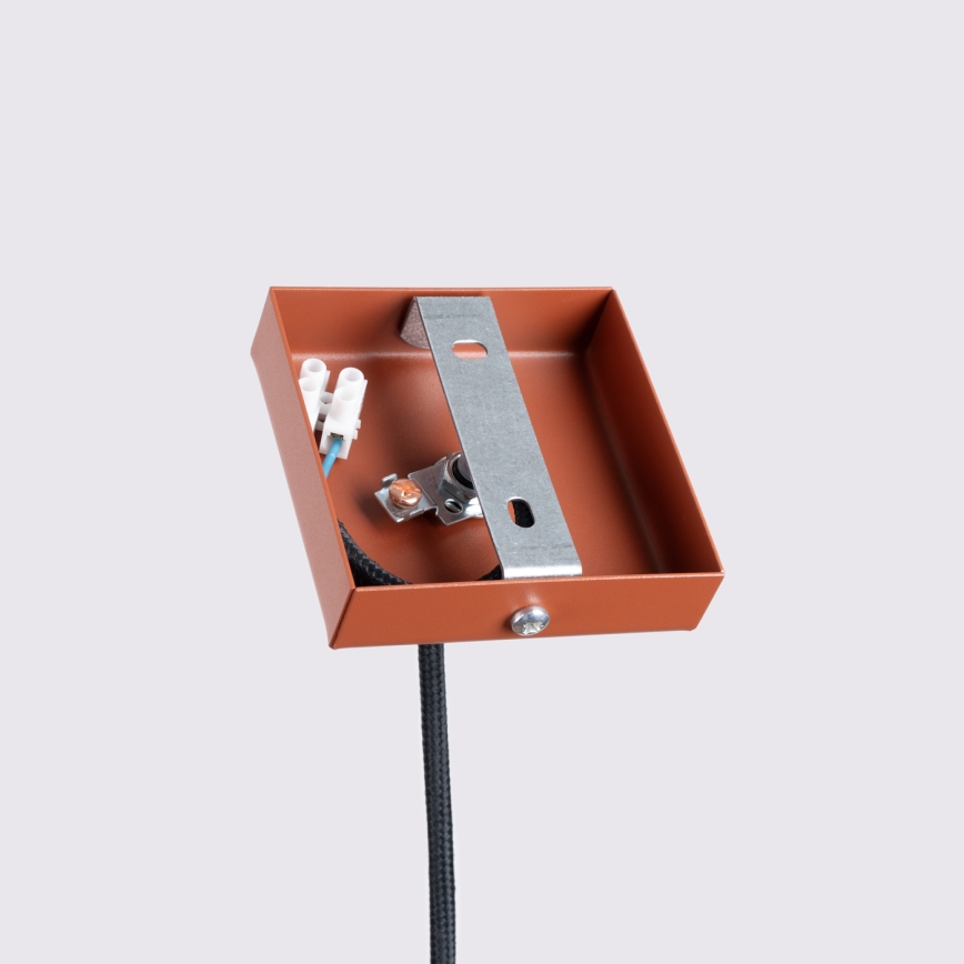 Κρεμαστό φωτιστικό οροφής KARBON 1xGU10/10W/230V κόκκινο