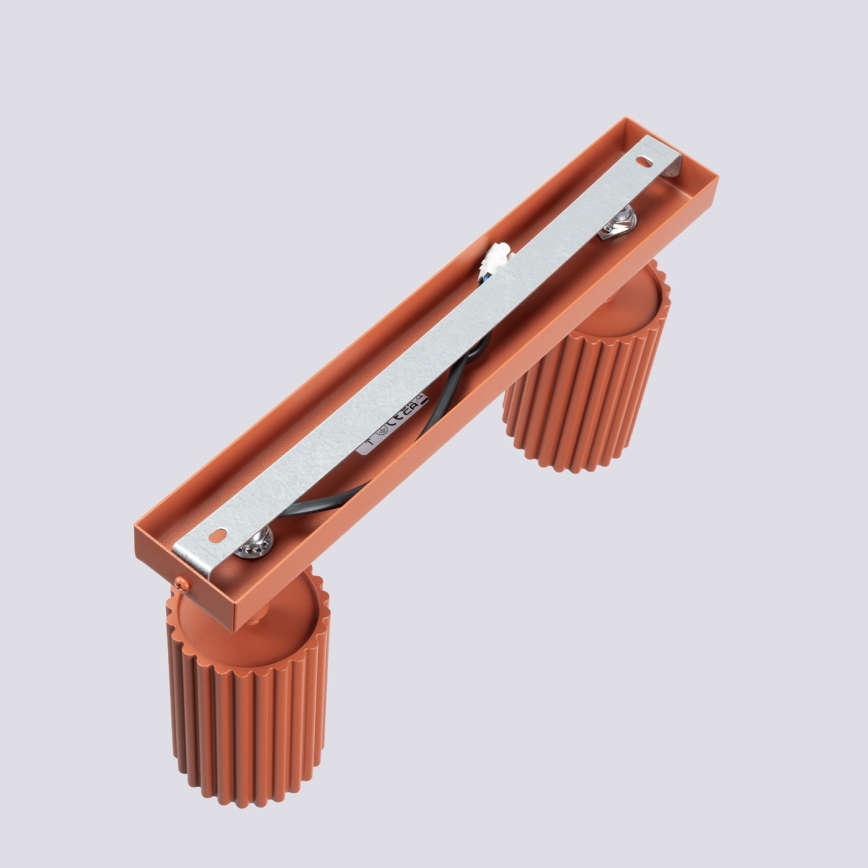 Φωτιστικό σποτ KARBON 2xGU10/10W/230V κόκκινο