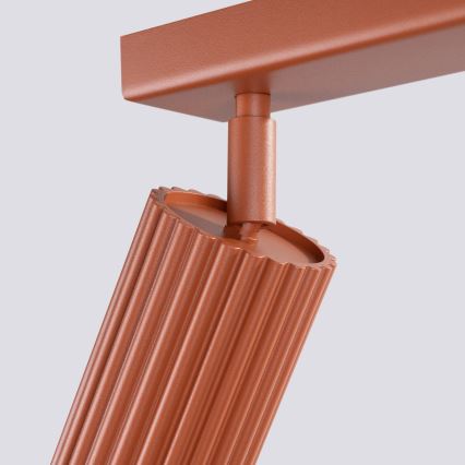 Φωτιστικό σποτ KARBON 3xGU10/10W/230V κόκκινο