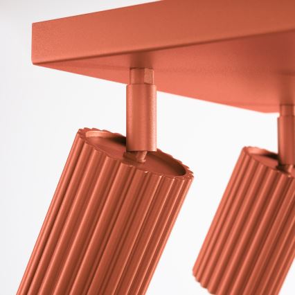 Φωτιστικό σποτ KARBON 4xGU10/10W/230V κόκκινο