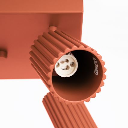 Φωτιστικό σποτ KARBON 4xGU10/10W/230V κόκκινο