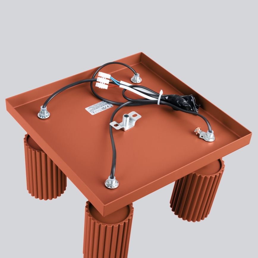 Φωτιστικό σποτ KARBON 4xGU10/10W/230V κόκκινο