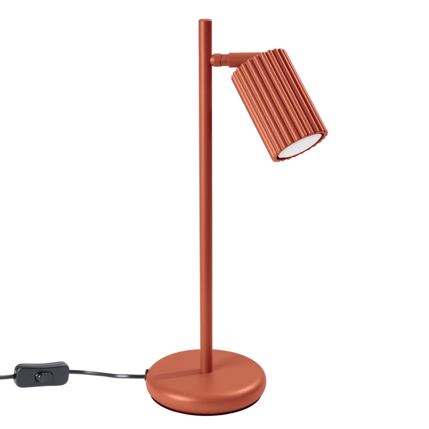 Eπιτραπέζιο φωτιστικό KARBON 1xGU10/10W/230V κόκκινο