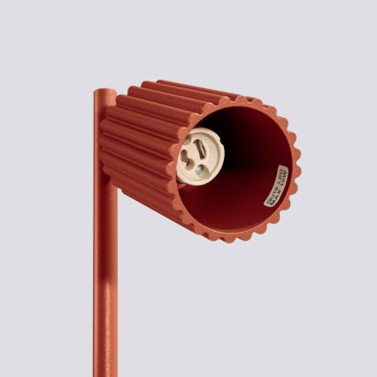 Eπιτραπέζιο φωτιστικό KARBON 1xGU10/10W/230V κόκκινο