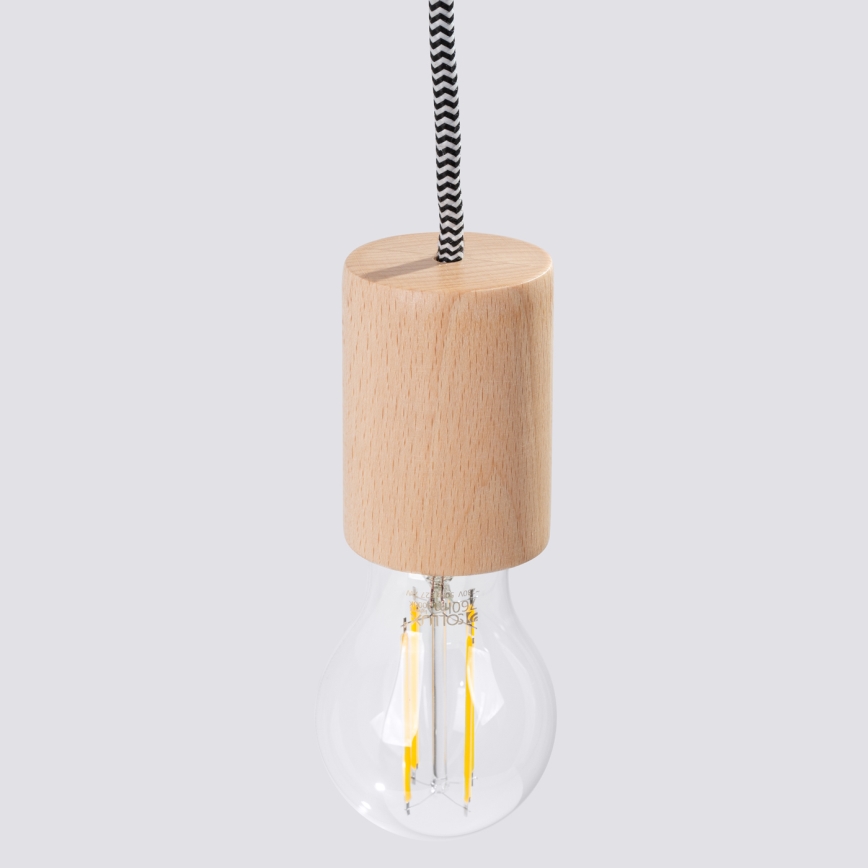 Λάμπα τοίχου NIMBI 1xE27/15W/230V οξιά