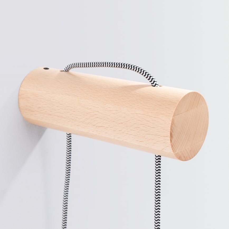 Λάμπα τοίχου NIBMI 1xG9/8W/230V οξιά