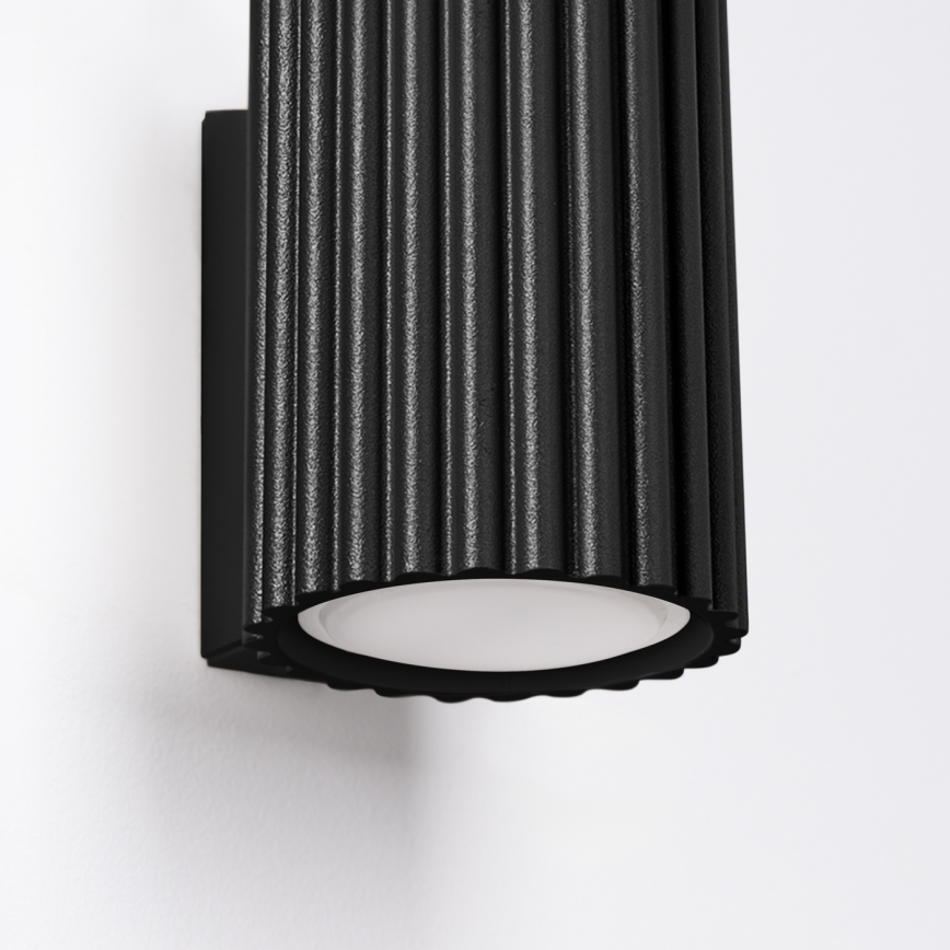 Φωτιστικό τοίχου KARBON 1xGU10/10W/230V μαύρο