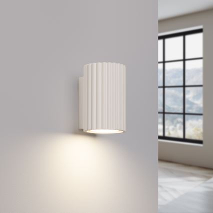 Φωτιστικό τοίχου KARBON 1xGU10/10W/230V κρεμ