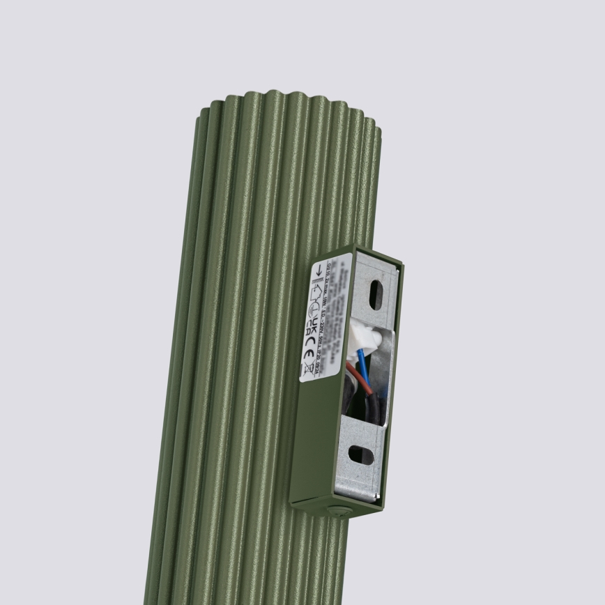 Φωτιστικό τοίχου KARBON 2xGU10/10W/230V πράσινο