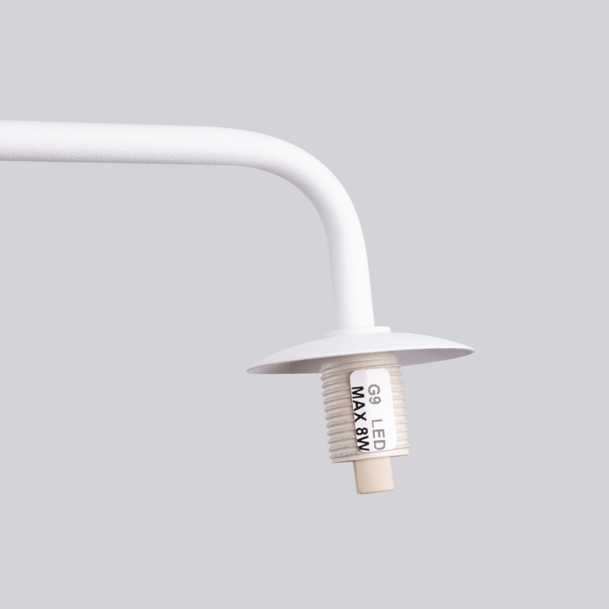 Λάμπα τοίχου ASTRAL 1xG9/8W/230V λευκό