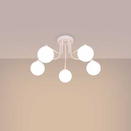 Κρεμαστό φωτιστικό ASTRAL 5xG9/8W/230V λευκό