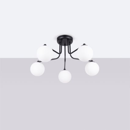 Κρεμαστό φωτιστικό ASTRAL 5xG9/8W/230V μαύρο