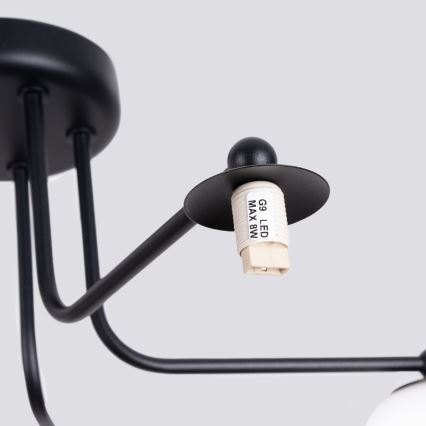 Κρεμαστό φωτιστικό ASTRAL 5xG9/8W/230V μαύρο